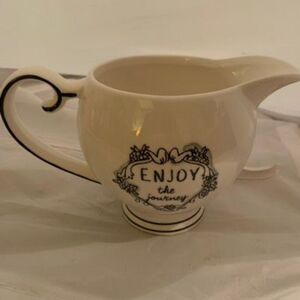Katie & Mandy Enjoy The Journey Creamer Cream Pitcher